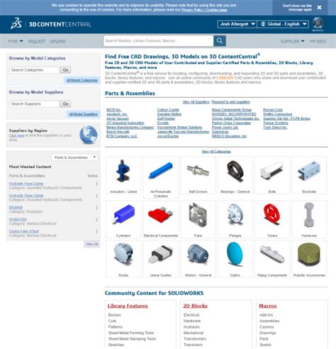 3d content central user library.